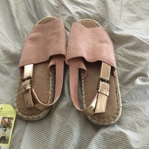 Toms Bloom Suede Rose Gold Specchio Women's Clara